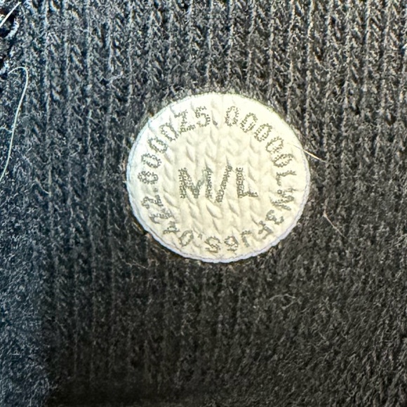 Lululemon Scuba Oversized Funnel Neck Half Zip Crop Sweatshirt Sz M/L Black READ - Picture 6 of 16